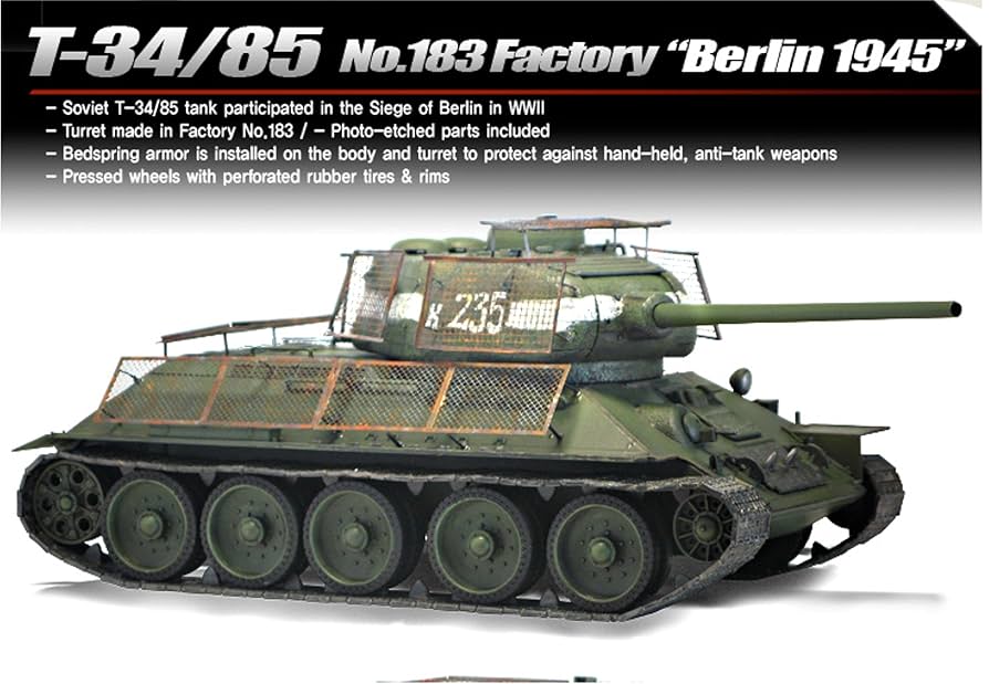 Amazon | 1/35 ソ連陸軍 T－34／85 第183戦車工場製